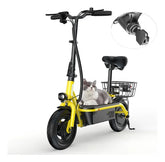 iScooter F2 Electric Scooter with Seat 10" Pneumatic Tire
